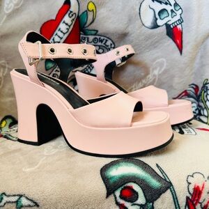 Stylish Pink Platform Sandals
